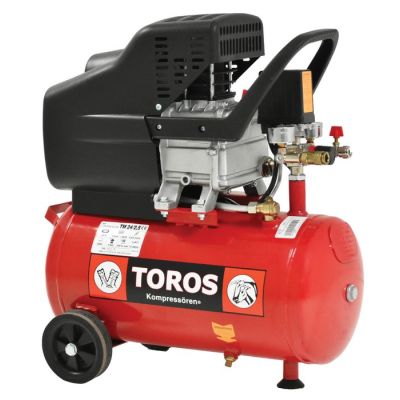 ΑΕΡΟΣΥΜΠΙΕΣΤΗΣ ΜΟΝΟΜΠΛΟΚ ΛΑΔΙΟΥ 24LTR/2,5HP - 40137 - TOROS