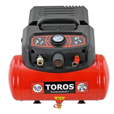 ΑΕΡΟΣΥΜΠΙΕΣΤΗΣ ΜΟΝΟΜΠΛΟΚ - (ΧΩΡΙΣ ΛΑΔΙ) | 6LT  / 1.5HP | 602036 - TOROS