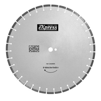 ΔΙΣΚΟΣ ΚΟΠΗΣ ΜΠΕΤΟΝ & ΑΣΦΑΛΤΟΥ Φ 500x25.4mm - 603014 - EXPRESS