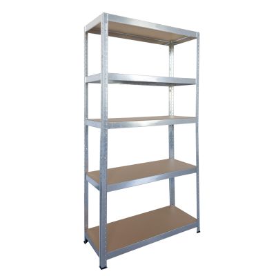 ΡΑΦΙΕΡΑ ΜΕΤΑΛΛΙΚΗ 75x30x172 ΓΑΛΒ. 75kg 5 ΡΑΦΙΑ MDF - 610417 - UNIMAC