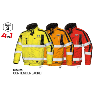 ΜΠΟΥΦΑΝ ΕΡΓΑΣΙΑΣ TYPOY PILOT Hi-Vis MC4125E1 4 ΣΕ 1 SIR SAFETY